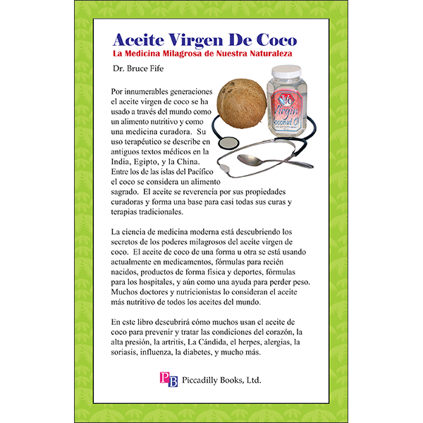 Aceite Virgen de Coco Back Cover