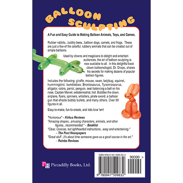 Balloon Sculpting Back Cover