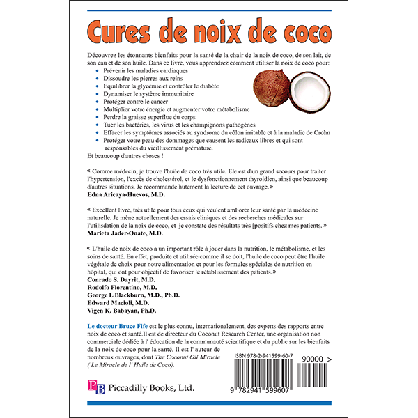 Cures de Noix de Coco Back Cover