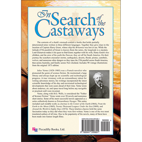 In Search of the Castaways Back Cover