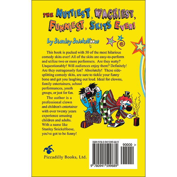 Nuttiest Wackiest Funniest Skits Ever Back Cover