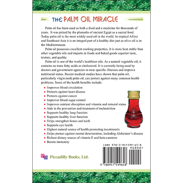 Palm Oil Miracle Back Cover