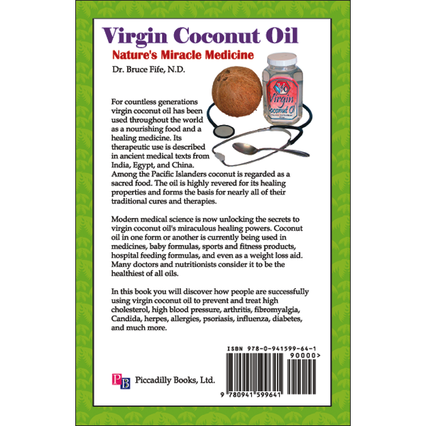 Virgin Coconut Oil Back Cover