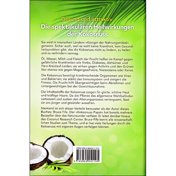 Coconut Cures German back cover