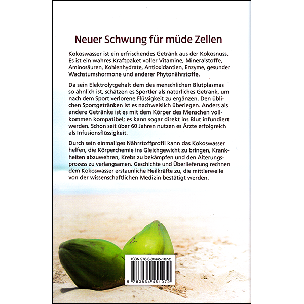 Coconut Water German back cover