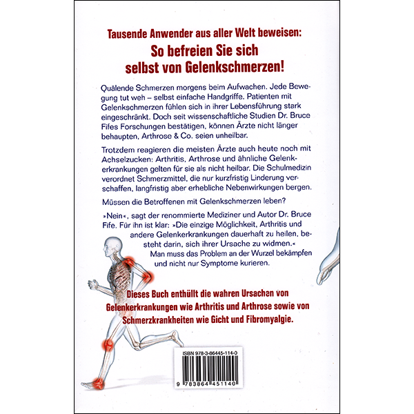 The New Arthritis Cure German back cover