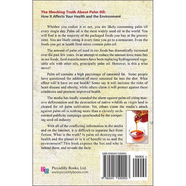 Shocking Truth About Palm Oil Back Cover