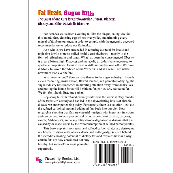 Fat Heals Sugar Kills back cover